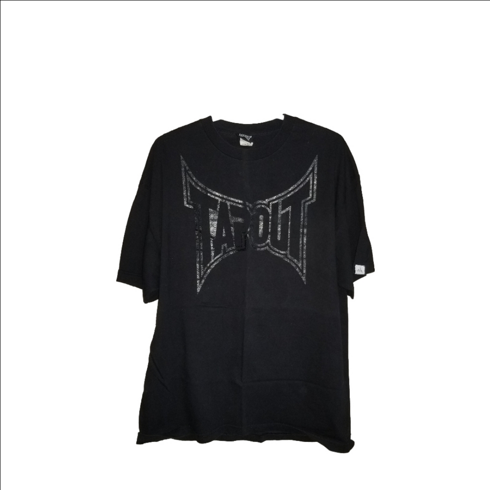 TapOut Classic Black Red Devil Back Graphic Vintage TShirt Label Reads Size XL
